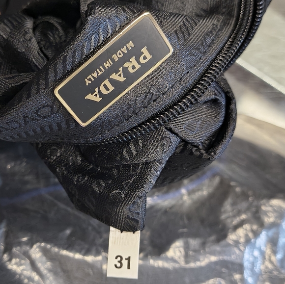Authentic Prada Nylon black bag Vintage 1980's 🖤 NWT - Picture 12 of 12